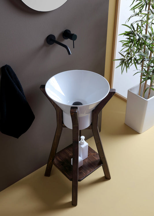 STRUCTURE DE MÉGAPHONE EN BOIS SUR ÉTAGE HAUT