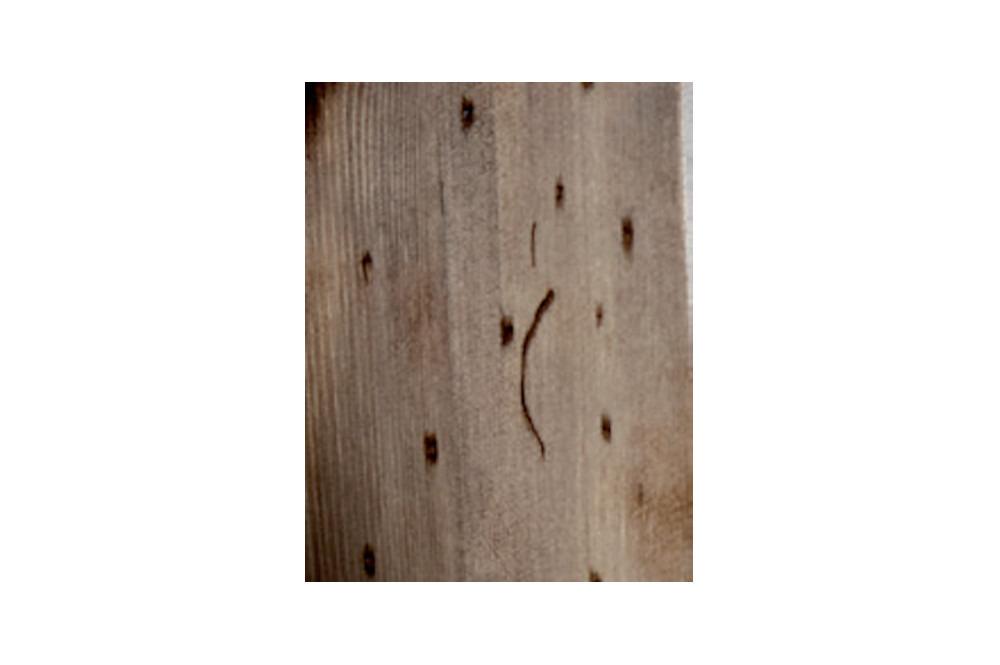 MOBILE DA TERRA IN LEGNO CON CASSETTONE