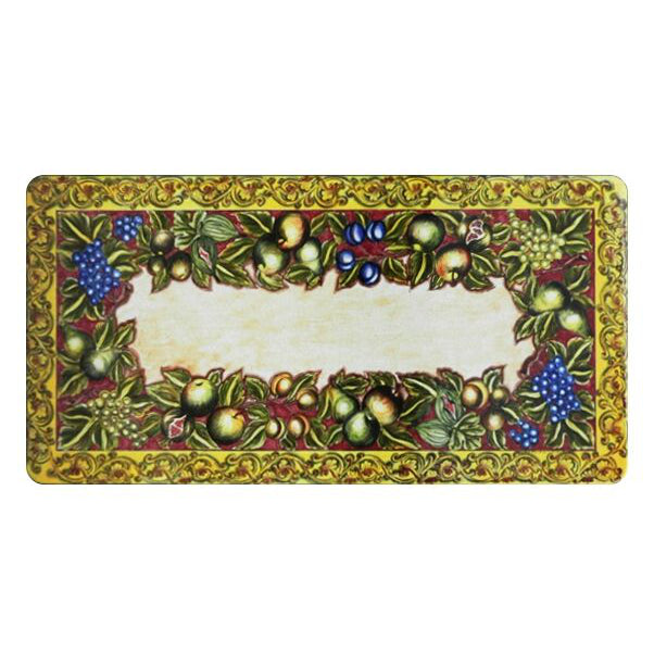 Tavolo in pietra lavica rettangolare Frutta Caravaggio