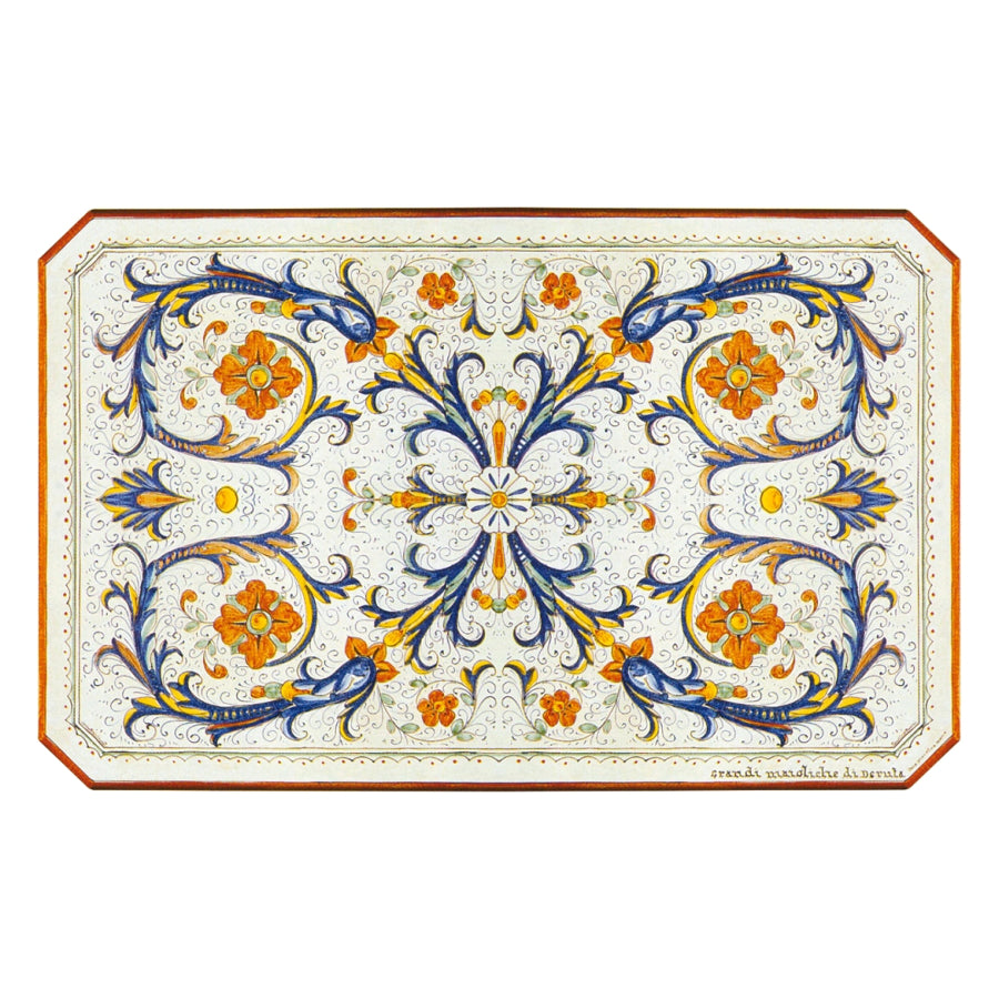 Table rectangulaire en pierre de lave Ricco Deruta Pieno