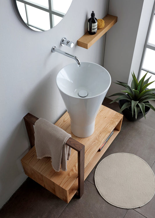 COMPOSIZIONE MOBILE CARIOLA CON LAVABO TORCIONE