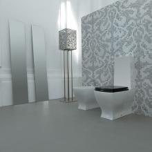 Wc Monobloc + Bidet au sol Jazz