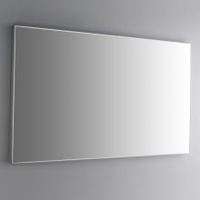 Miroir poli 100x70H avec cadre chrome en mousse de polyuréthane .