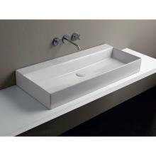 Lavabo Suspendu/à Poser cm 102 sans perçage Elegance Squared