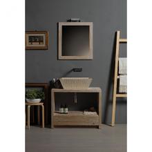 Lavabo à Poser/Suspendu Rectangulaire Pietra Botticino