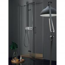 Cabine de douche en niche cm 150x200 avec porte battante 8MILL INFINITY