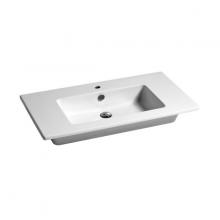Lavabo console à poser/suspendu cm 91x51 Slim
