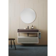 Lavabo Suspendu/à poser cm 81x40 avec perçage Elegance Squared