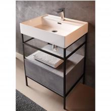 Structure avec tiroir pour lavabo cm 60 Faster Kiub