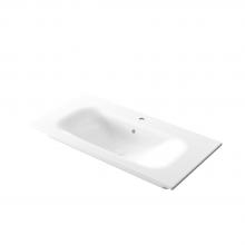 Lavabo encastré 101x51x h 16,8 cm Soft