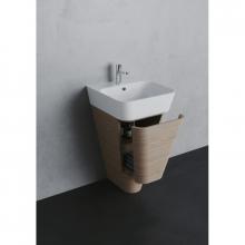 Meuble suspendu en bois pour lavabo Build