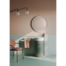 Meuble rond H72 cm pour vasques à poser  Opera