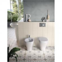 Couple vase + bidet dos au mur My