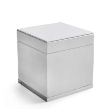 Boîte carrée Snowy Chromé
