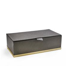 Boîte rectangulaire Milano Bronze Satin Mat