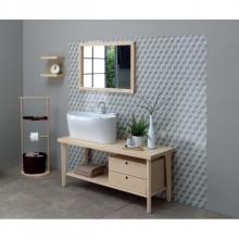 Lavabo en céramique 60x50xh30 Tina