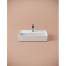 Lavabo à poser/suspendu cm 50x27 Scalino