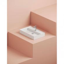 Lavabo à poser/suspendu cm 75x48 Scalino