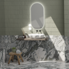 Miroir oval Retroéclairé
