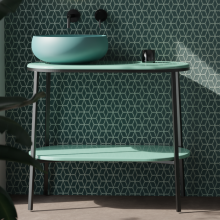 Plaque en céramique avec perçage cm 85x45 Smooth