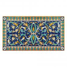 Table rectangulaire en pierre de lave Festone