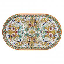 Table ovale en pierre de lave Venezia