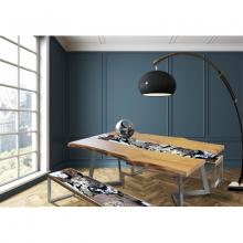 Table moderne en bois et lave incorporé Life Highlands