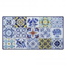Table rectangulaire en pierre de lave Azulejos