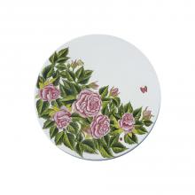Table ronde en pierre de lave Rose