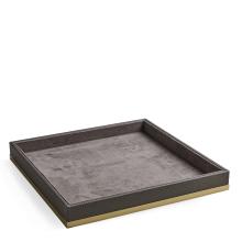 Plateau carrée Milano Bronze Satin Mat