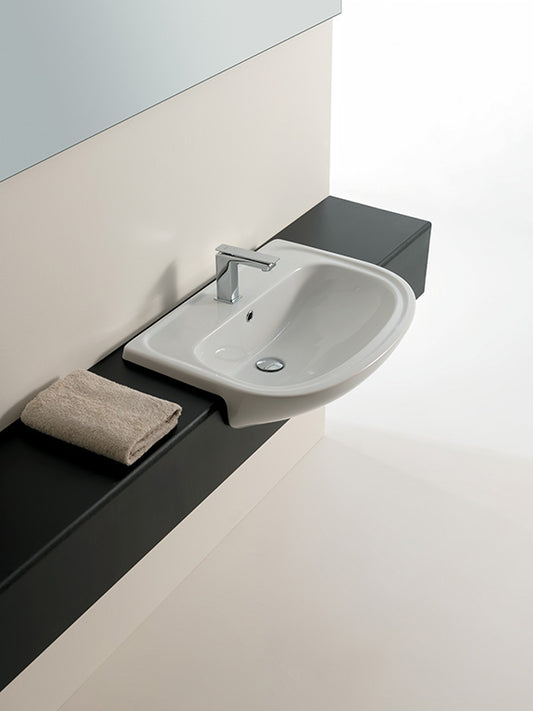 Lavabo semi-encastré Apollo 66x49 cm