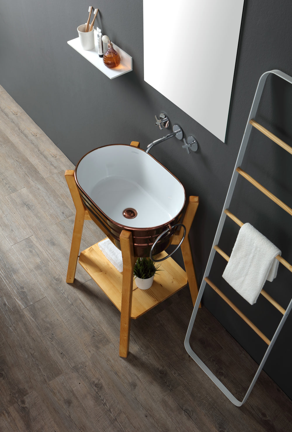 STRUCTURE DE BAIGNOIRE EN BOIS HAUTE SUR PIED