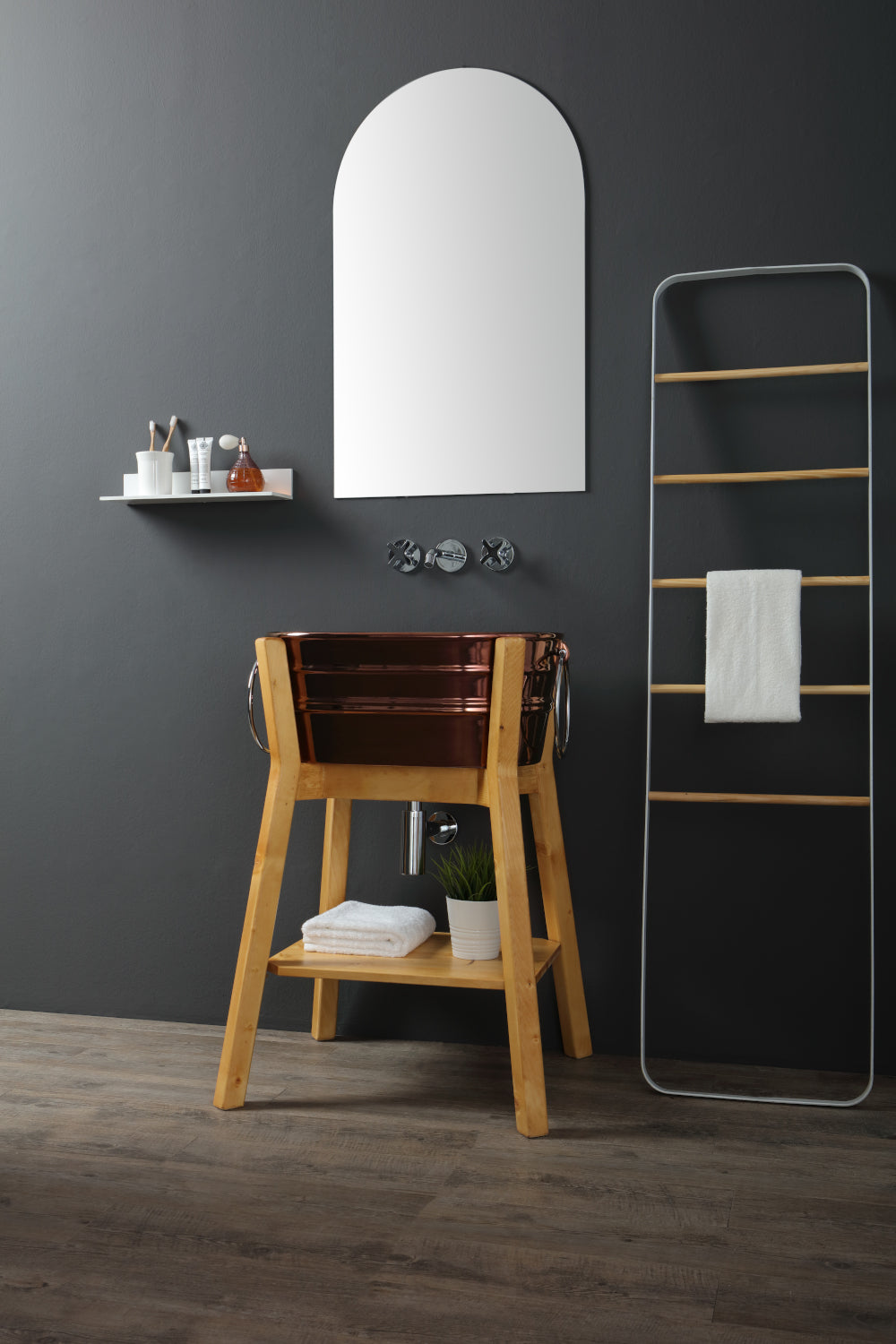 STRUCTURE DE BAIGNOIRE EN BOIS HAUTE SUR PIED