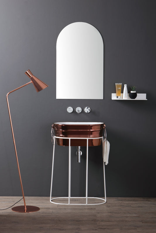 STRUCTURE DE BAIGNOIRE MÉTALLIQUE HAUTE SUR PIED