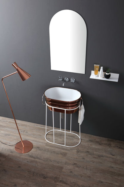 STRUCTURE DE BAIGNOIRE MÉTALLIQUE HAUTE SUR PIED