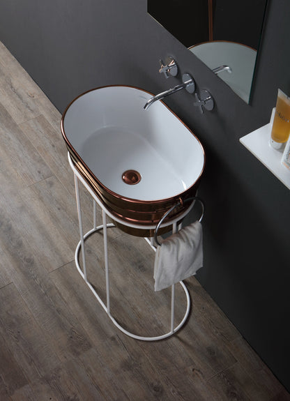 STRUCTURE DE BAIGNOIRE MÉTALLIQUE HAUTE SUR PIED