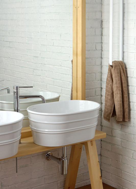 MOBILE DA TERRA IN LEGNO CON SPECCHIO TELA TINOZZA