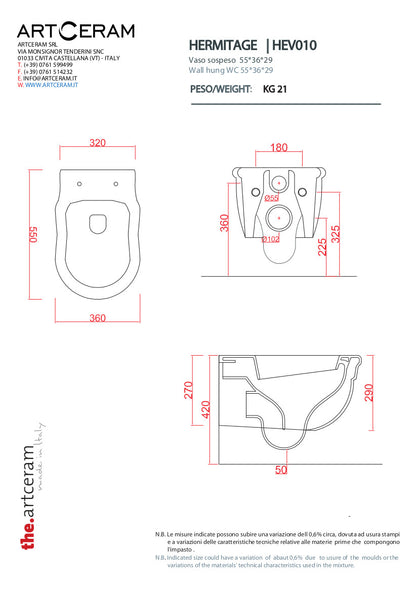 Vaso sospeso Hermitage