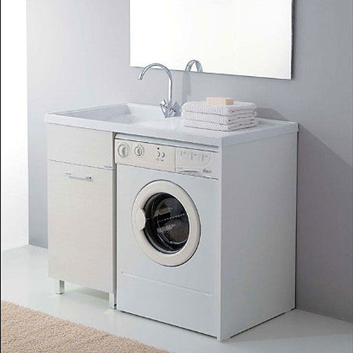 Mobile porta lavatrice con lavatoio 106x60 Medusa