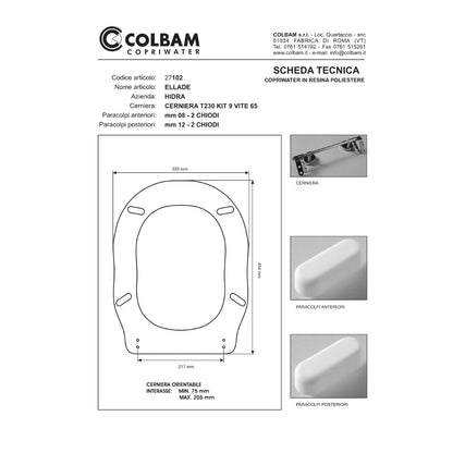 Copriwater Compatibile  Ellade