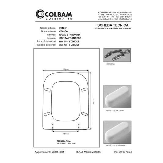 Copriwater Compatibile Conca