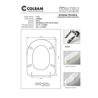Copriwater Compatibile Jasmine