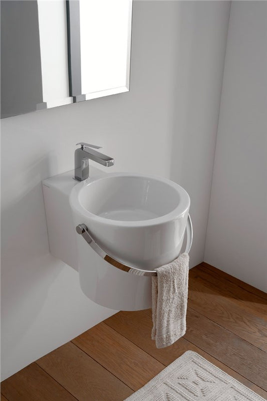 Lavabo sospeso/appoggio cm 40 Bucket