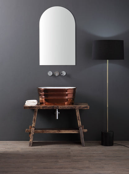 MOBILE DA TERRA IN LEGNO CAVALLETTO