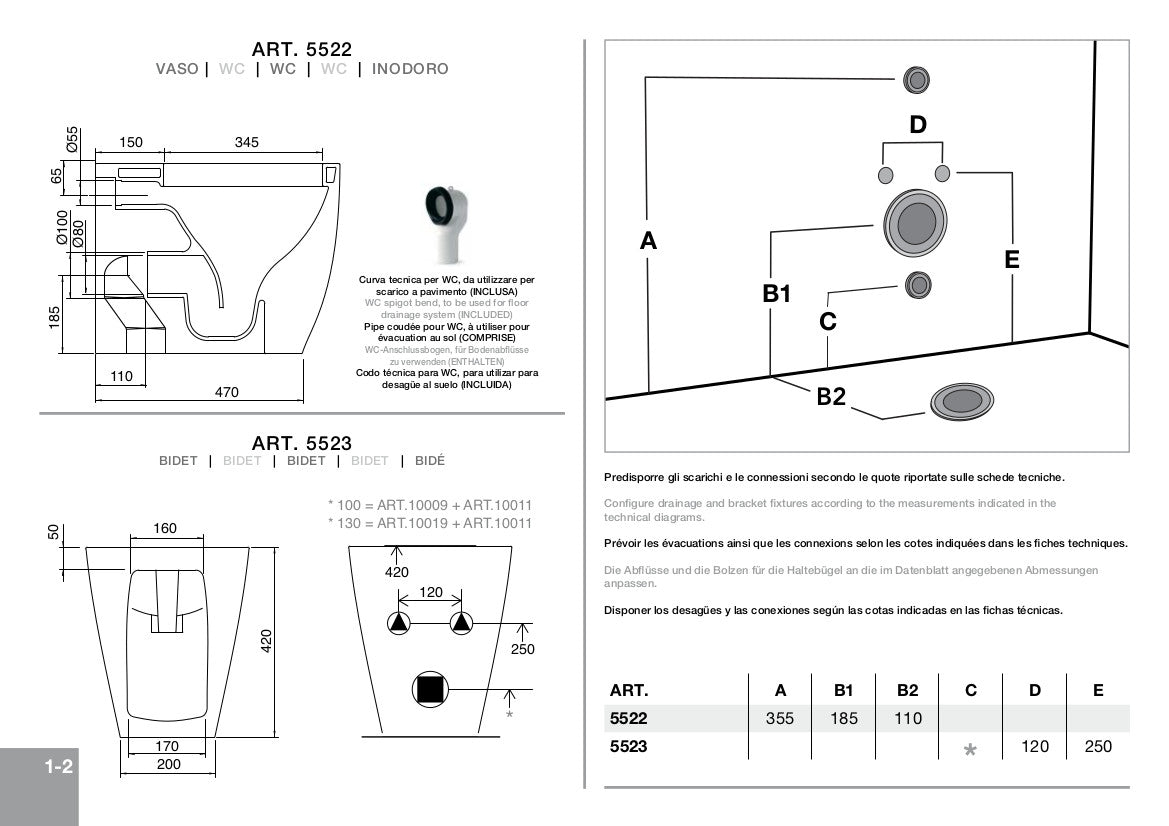 Sanitari a terra Moon