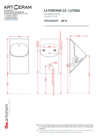 Urinoir La Fontana 2.0