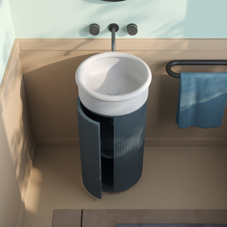 Lavabo appoggio tondo cm 43 x h15 Brera