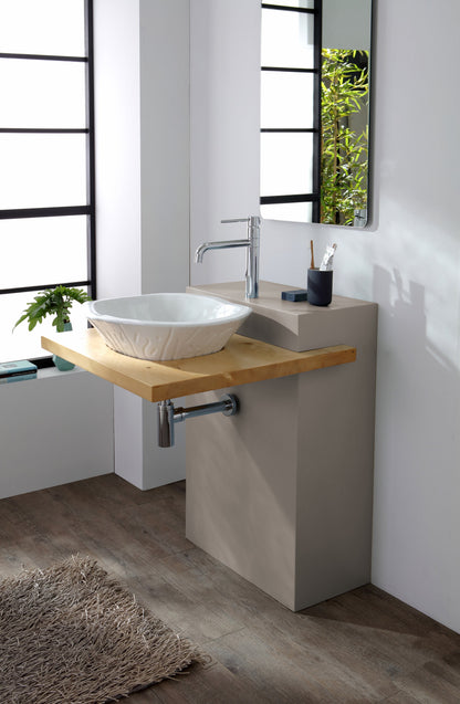 ARMOIRE EN BOIS AVEC ÉTAGÈRE ÉGOUTTANTE