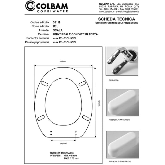 Copriwater Compatibile Iril