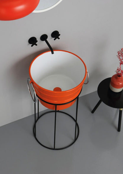 STRUCTURE D'ÉTAGE HAUT EN BACILE MÉTALLIQUE